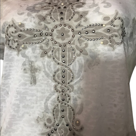CATO T-shirt with beaded cross SIZE XL - Picture 5 of 7